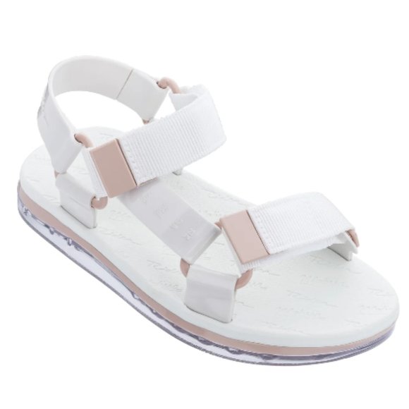 Melissa Shoes - Melissa Papete + Rider - White  9